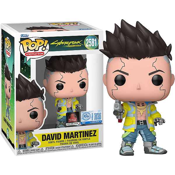Funko Pop! Animation Cyberpunk David Martinez 2581 Exclusivo