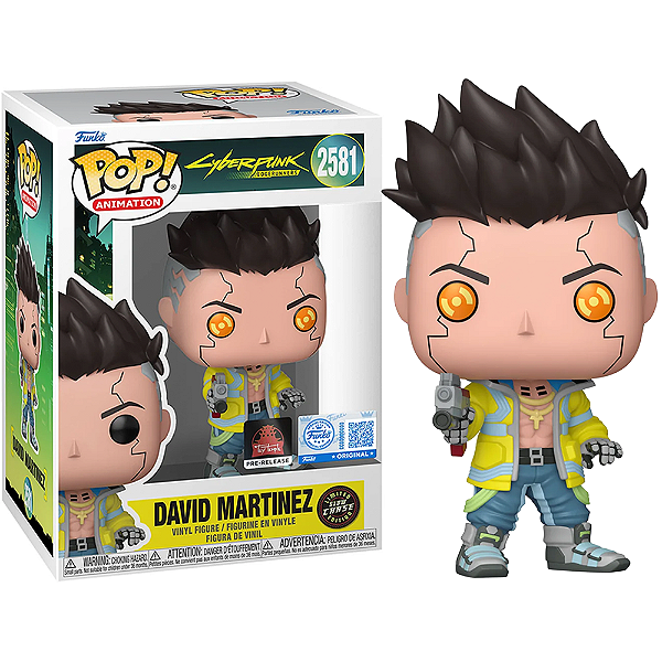 Funko Pop! Animation Cyberpunk David Martinez 2581 Exclusivo Chase
