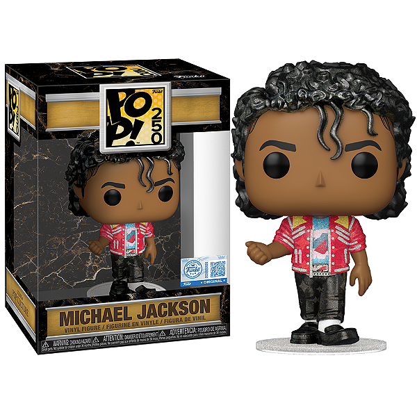 Funko Pop! Rocks Michael Jackson POP 250 Exclusivo - PRÉ VENDA FEV 2027