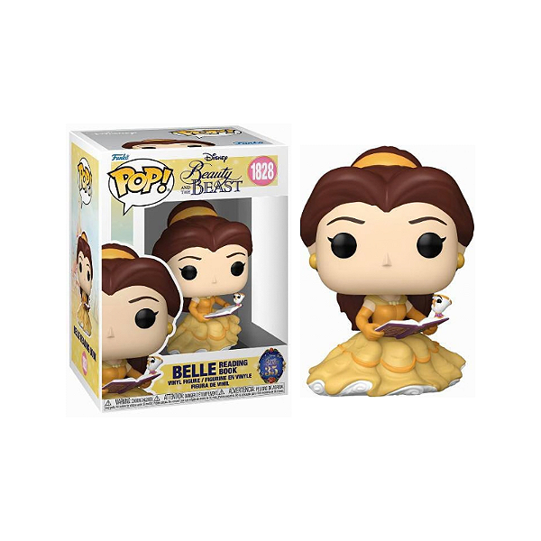 Funko Pop! Disney A Bela E A Fera Belle Reading Book 1828