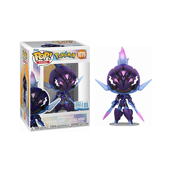 Funko Pop! Games Pokemon Ceruledge 1076 Exclusivo