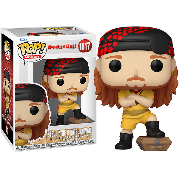 Funko Pop! Filme DodgeBall Com A Bola Toda Steve ''The Pirate'' Cowan 1817