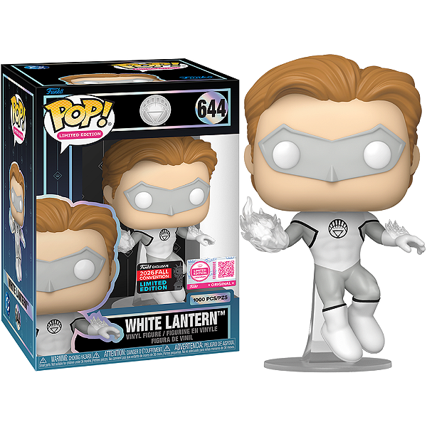 Funko Pop! Limited Edition DC Comics White Lantern 644 Exclusivo 1000 Pcs