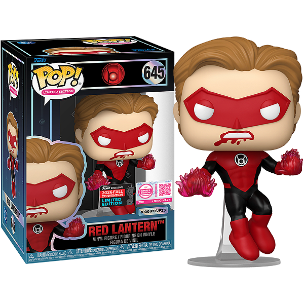 Funko Pop! Limited Edition DC Comics Red Lantern 645 Exclusivo 1000 PCS