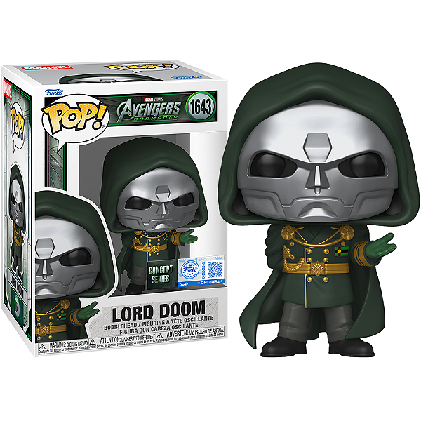 Funko Pop! Marvel Vingadores: Doutor Destino Lord Doom 1643 Exclusivo