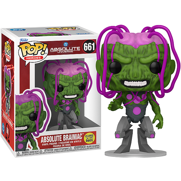 Funko Pop! Heroes Dc Comics Superman Absolute Brainiac 661 Exclusivo Glow