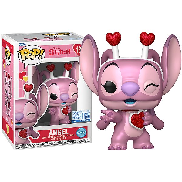 Funko Pop! Disney Stitch Angel 1820 Exclusivo Glitter