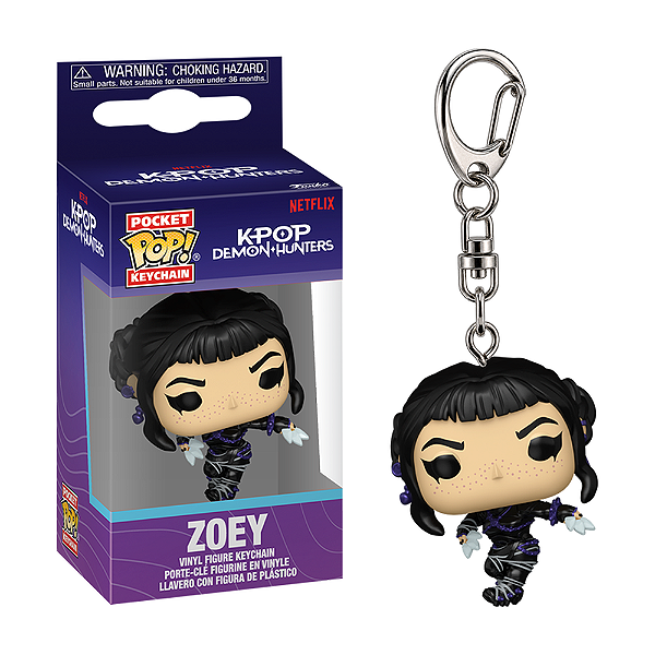 Funko Pop! Keychain Chaveiro Guerreiras do K-Pop Demon Hunters Zoey