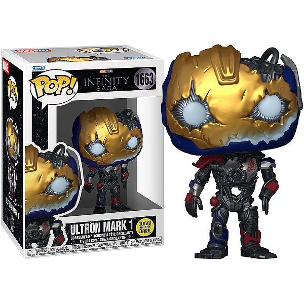 Funko Pop! Marvel Infinity Saga Ultron Mark 1 1663 Exclusivo Glow