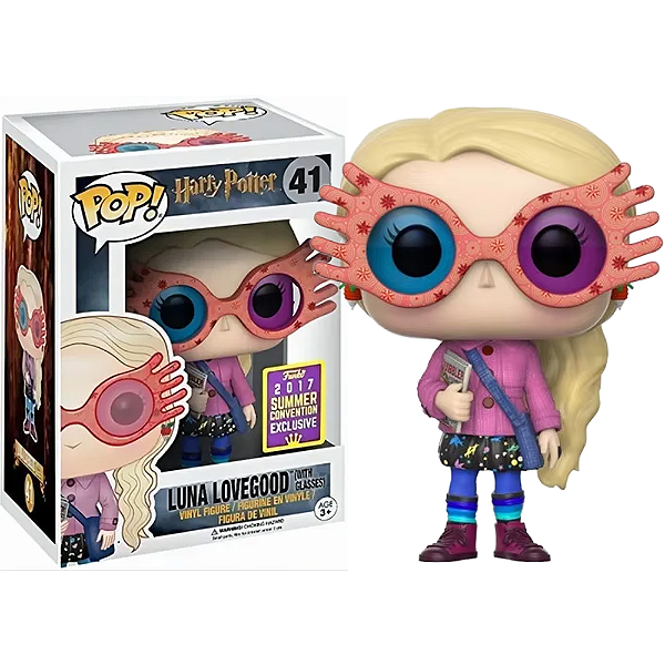 Funko Pop! Filme Harry Potter Luna Lovegood With Glasses 41 Exclusivo (Vaulted, 2017)