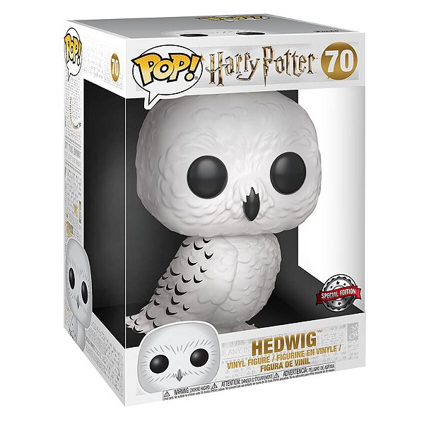 Funko Pop! Filme Harry Potter Hedwig 70 Exclusivo 10 Polegadas