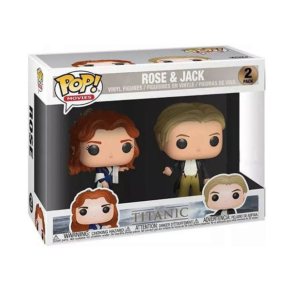 Funko Pop! Filme Titanic Rose & Jack 2 Pack Exclusivo