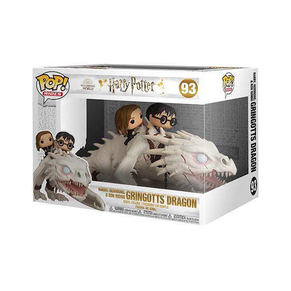Funko Pop! Rides Filme Harry Potter Gringotts Dragon 93
