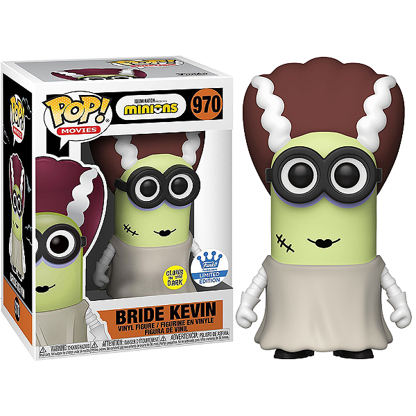Funko Pop! Filme Minions Bride Kevin 970 Exclusivo Glow