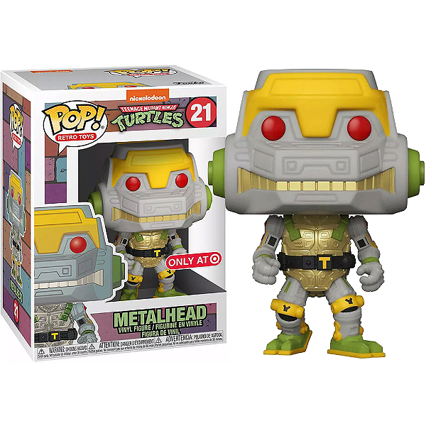Funko POP! Retro Toys As Tartarugas Ninjas Metalhead 21 Exclusivo