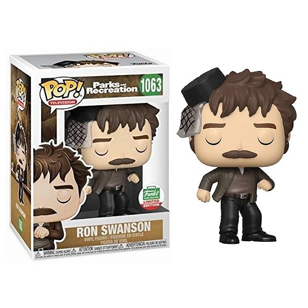 Funko Pop! Television Parks And Recreation Ron Swanson 1063 Exclusivo