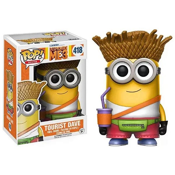 Funko pop! Filme Meu Malvado Favorito Tourist Dave 418