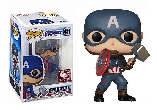 Funko Pop! Marvel Captain America 481 Exclusivo