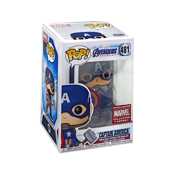 Funko Pop! Marvel Captain America 481 Exclusivo