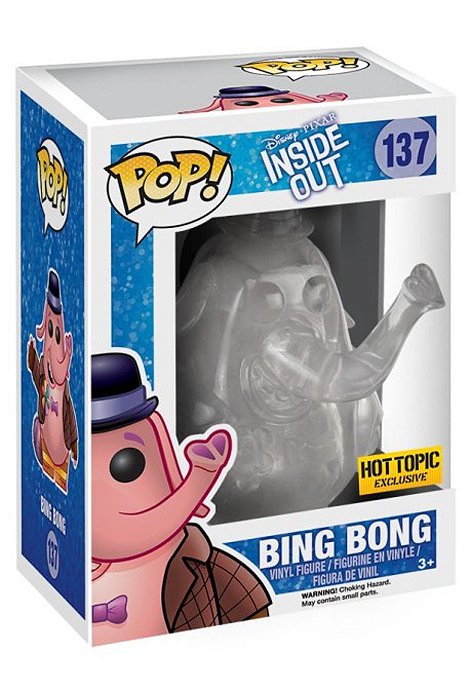 Funko Pop Disney Divertidamente Inside Out Bing Bong 137 Exclusivo Moça Do Pop Funko Pop é