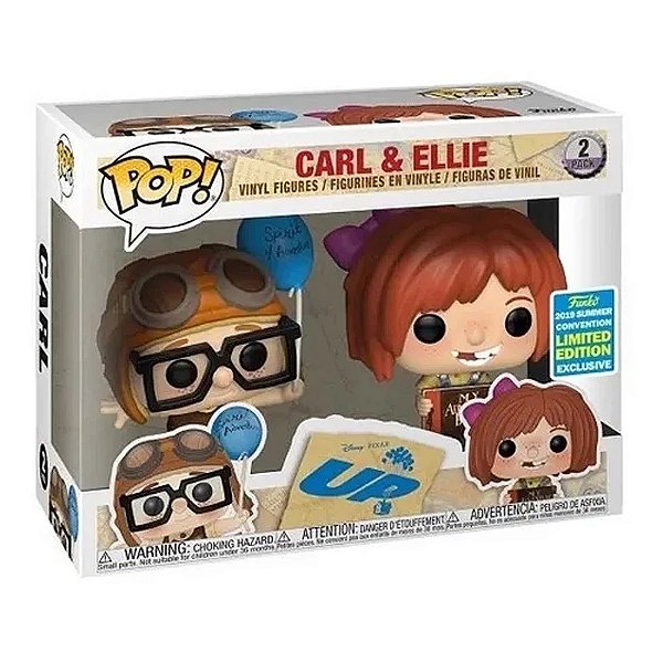 Funko Pop! Filme Disney Up Altas Aventuras Carl & Ellie 2 Pack Exclusivo 2017