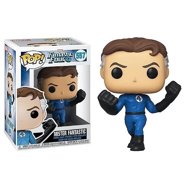 Funko Pop! Marvel Fantastic Four Quarteto Fantastico Mister Fantastic 557