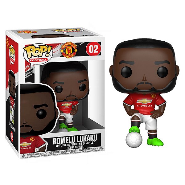 Funko Pop! Football / Futebol Manchester United Romelu Lukaku 02