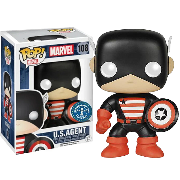 Funko Pop! Marvel U.S. Agent 108 Exclusivo