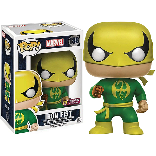 Funko Pop! Marvel Iron Fist 188 Exclusivo