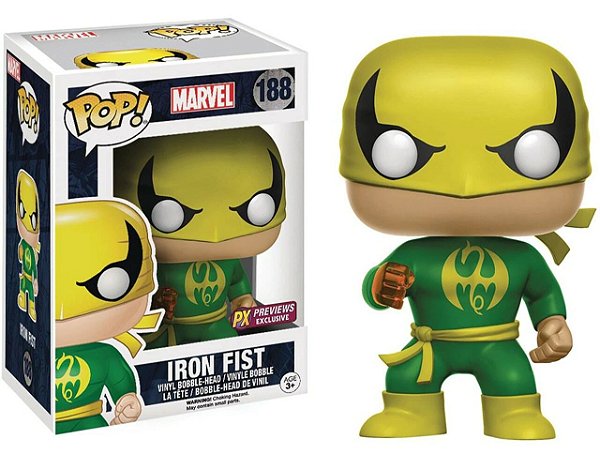 Funko Pop! Marvel Iron Fist 188 Exclusivo