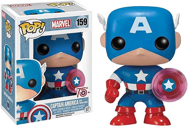 Funko Pop! Marvel Captain America 159 Exclusivo