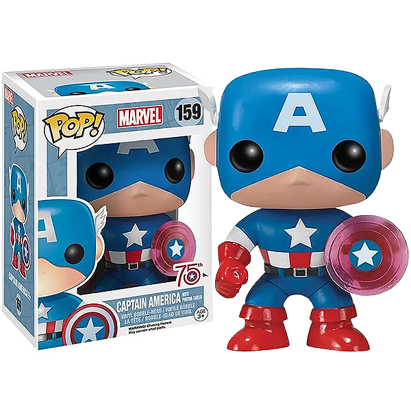 Funko Pop! Marvel Captain America 159 Exclusivo
