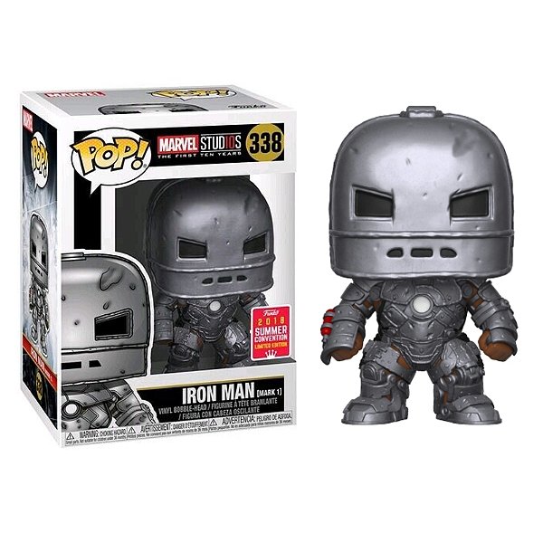 Funko Pop! Marvel Homem de Ferro Iron Man 338 Exclusivo