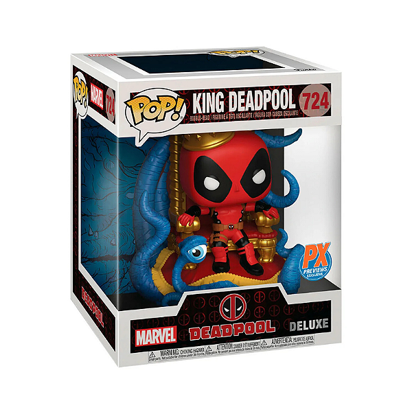 Funko Pop! Marvel King Deadpool 724 Exclusivo