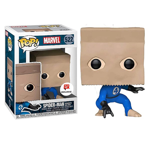 Funko Pop! Marvel Homem Aranha / Spider Man Bombastic Bag-Man 522 Exclusivo
