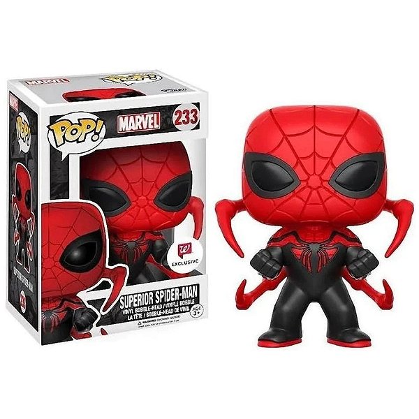 Funko Pop! Marvel Superior Homem Aranha / Spider Man 233 Exclusivo