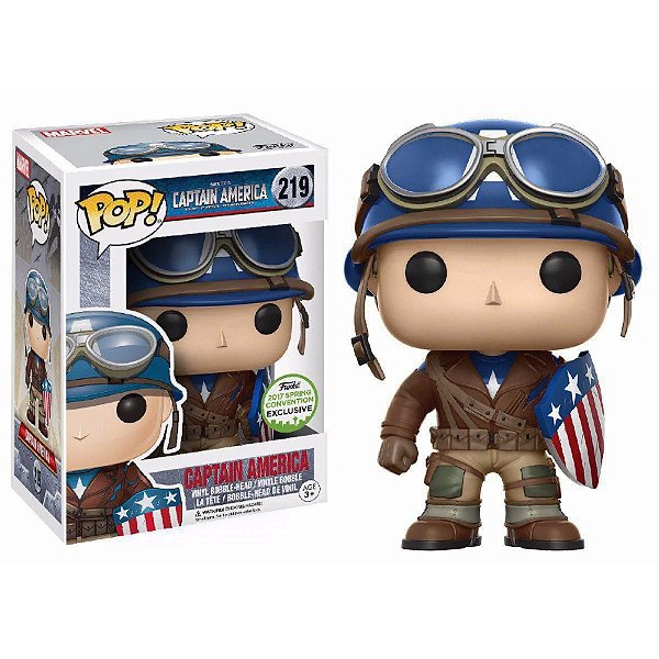Funko Pop! Marvel Capitão America / Captain America 219 Exclusivo
