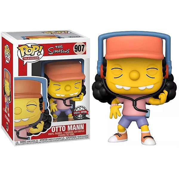 Funko Pop! Television Os Simpsons Otto 907 Exclusivo