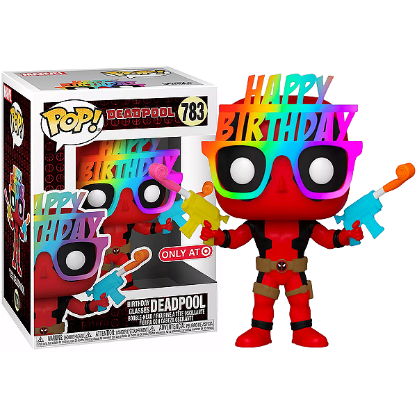 Funko Pop! Marvel Deadpool Birthday Glasses Deadpool 783 Exclusivo