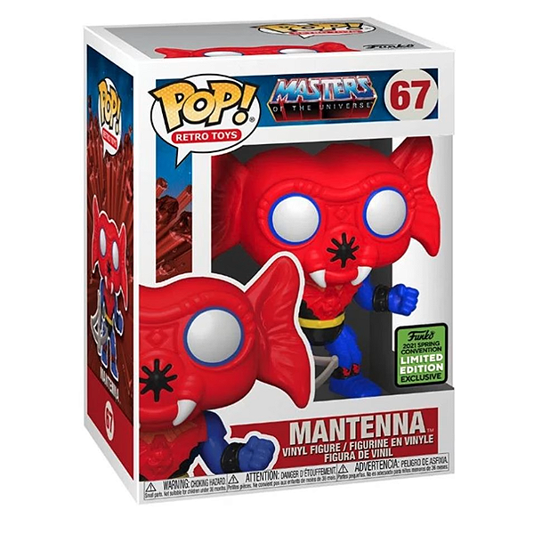 Funko Pop! Television Mestres Do Universo Mantenna 67 Exclusivo