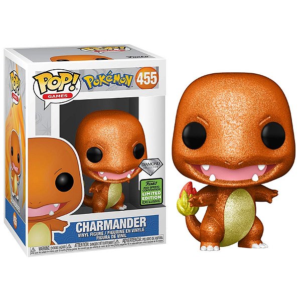 Funko Pop! Games Pokemon Charmander 455 Exclusivo Diamond