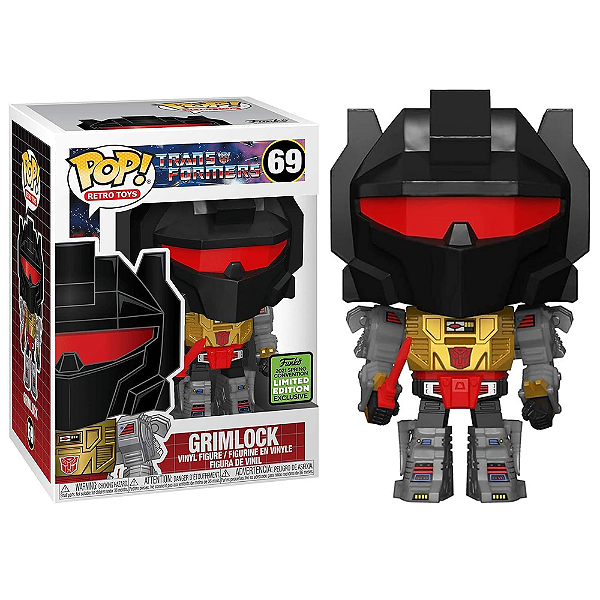 Funko Pop! Retro Toys Transformers Grimlock 69 Exclusivo