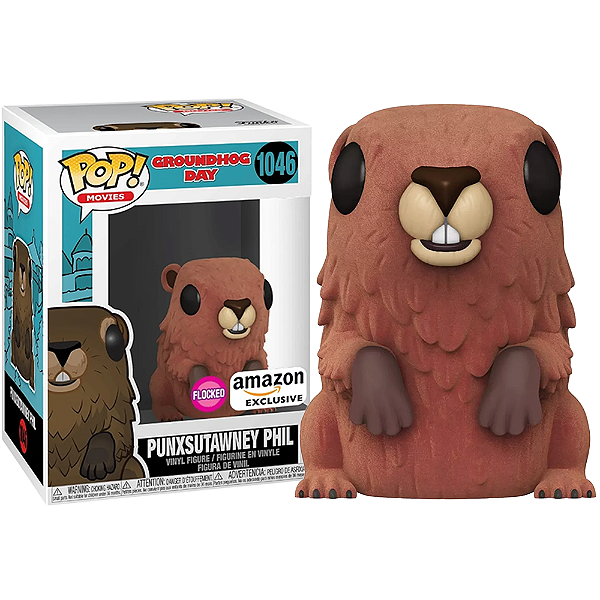Funko Pop! Filme Feitiço No Tempo / Groundhog Day Punxsutawney Phil 1046 Exclusivo Flocked