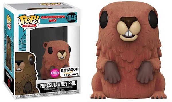 Funko Pop! Filme Feitiço do Tempo Groundhog Day Punxsutawney Phil 1046 Exclusivo Flocked