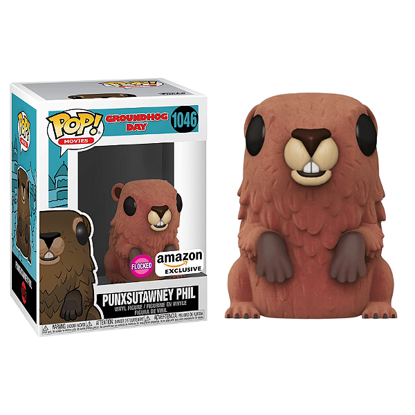 Funko Pop! Filme Feitiço No Tempo / Groundhog Day Punxsutawney Phil 1046 Exclusivo Flocked