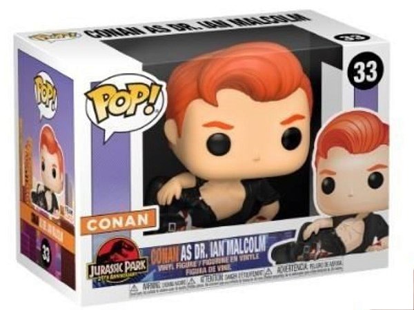 Funko Pop! Conan O" Brien Conan As Dr. Ian Malcom 33