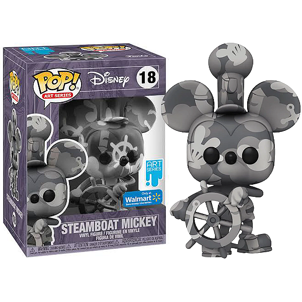 Funko Pop! Art Series Disney Mickey Mouse Steamboat Mickey 18 Exclusivo