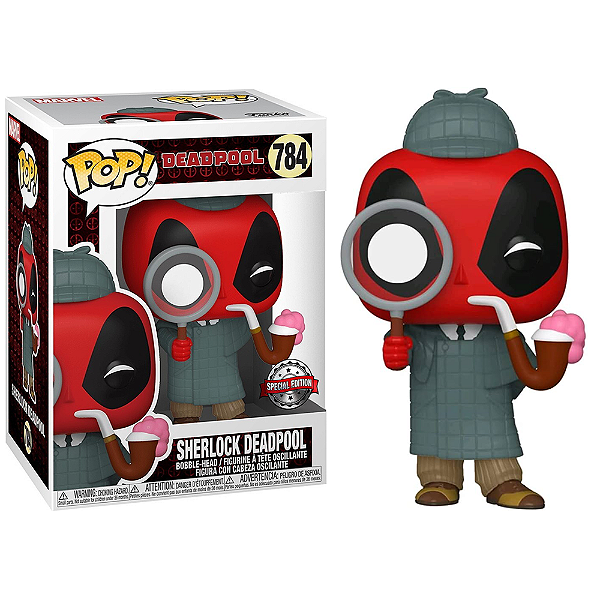 Funko Pop! Marvel Deadpool Sherlock Deadpool 784 Exclusivo