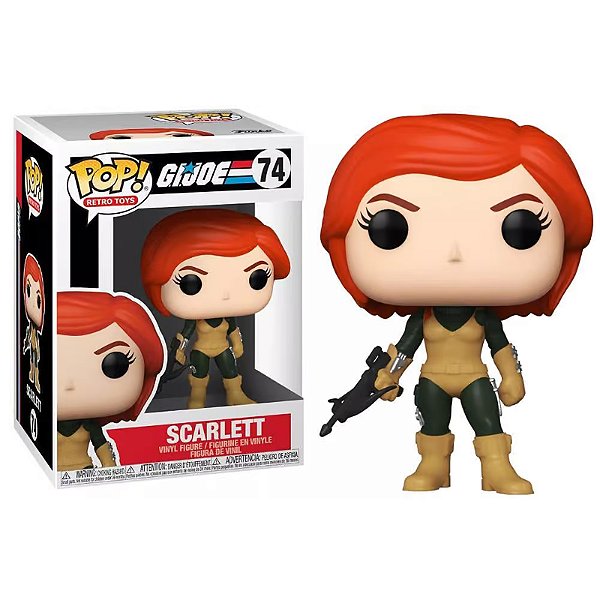 Funko Pop! Retro Toys G.I. Joe Scarlett 74