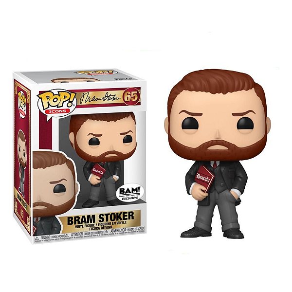 Funko Pop! Icons Bram Stoker 65 Exclusivo